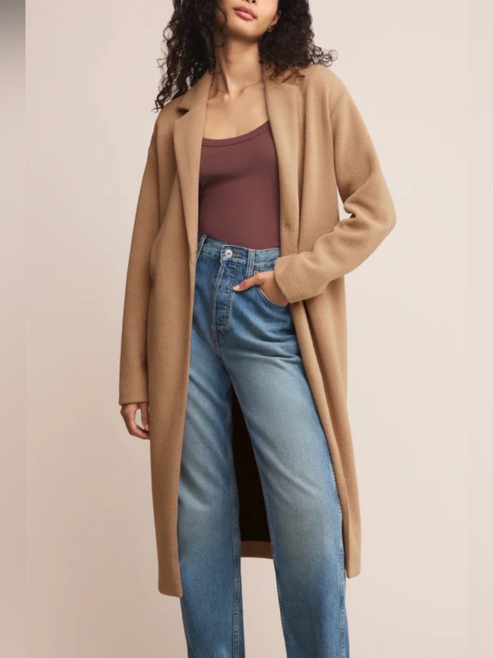 Z Supply Maison Knit Coat NWT